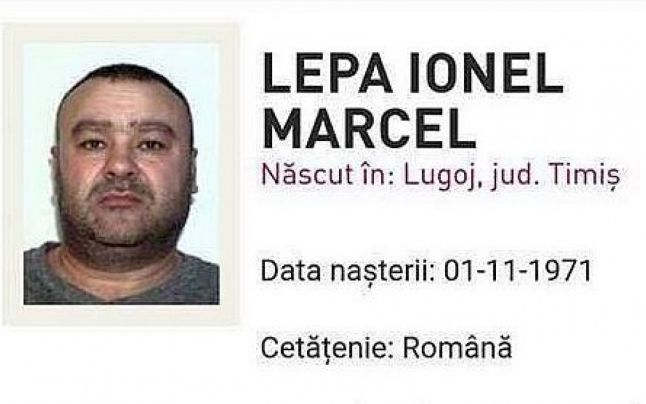 Fugarul care a împușcat mortal un polițist din Timiș este recidivist considerat periculos