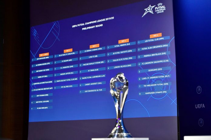 Campioana României la fotbal în sală și-a aflat adversarele din UEFA Futsal Champions League