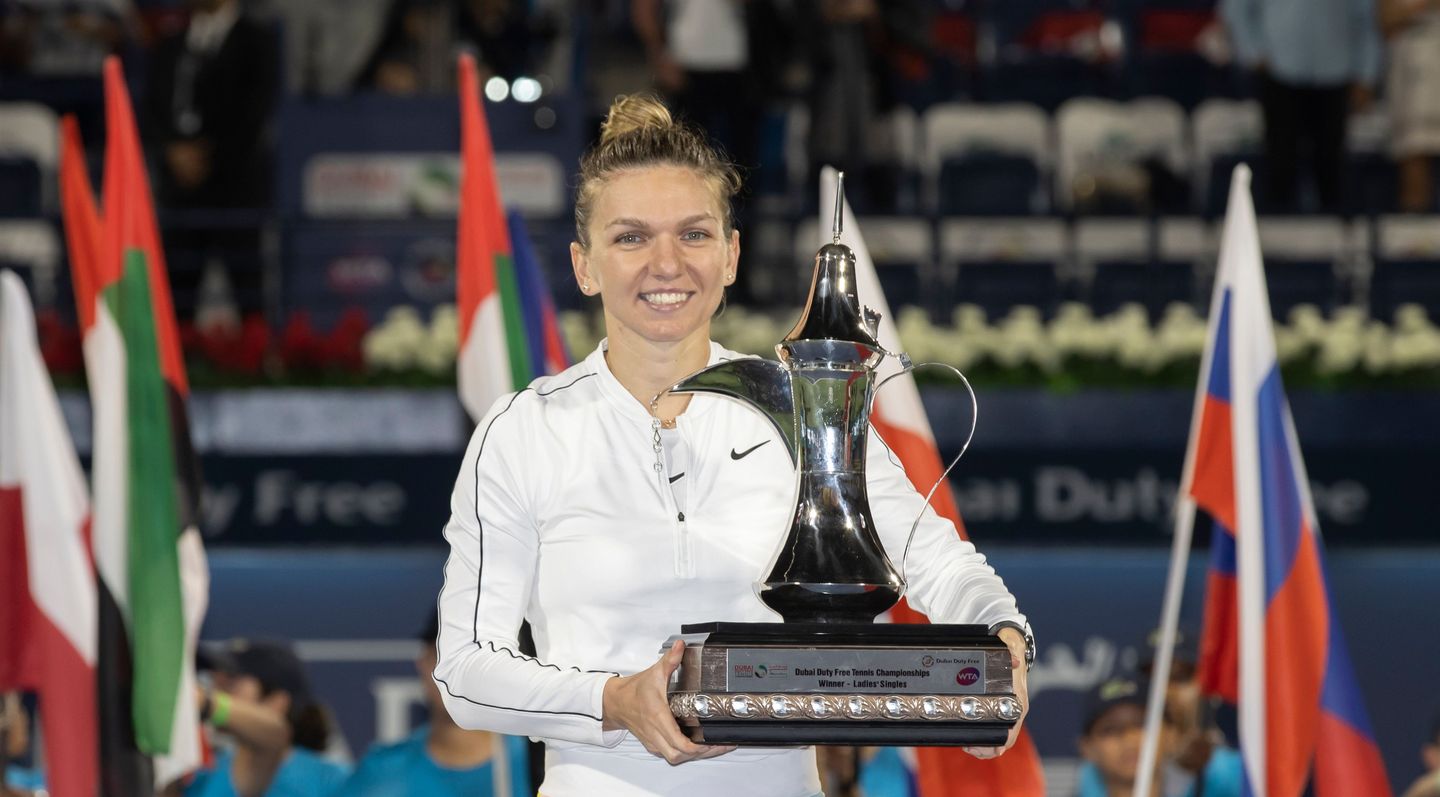 Simona Halep nominalizată la titlul de cea mai bună jucătoare a lunii februarie