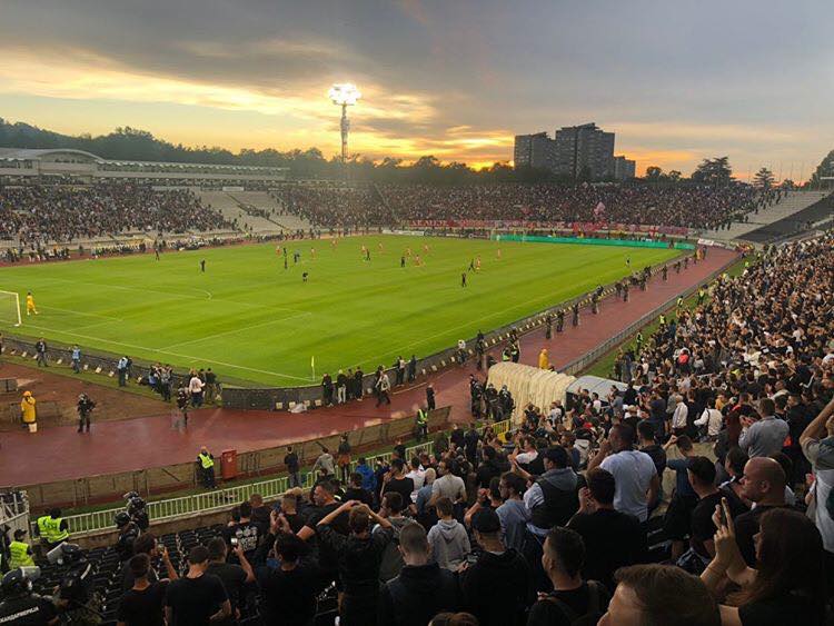 25.000 de spectatori în tribune, la derby-ul Serbiei | VIDEO