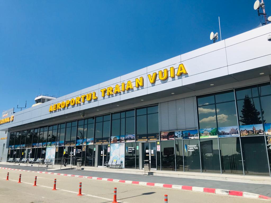 Traficul de pasageri de pe aeroportul din Timișoara, la valori comparabile cu cele dinaintea pandemiei