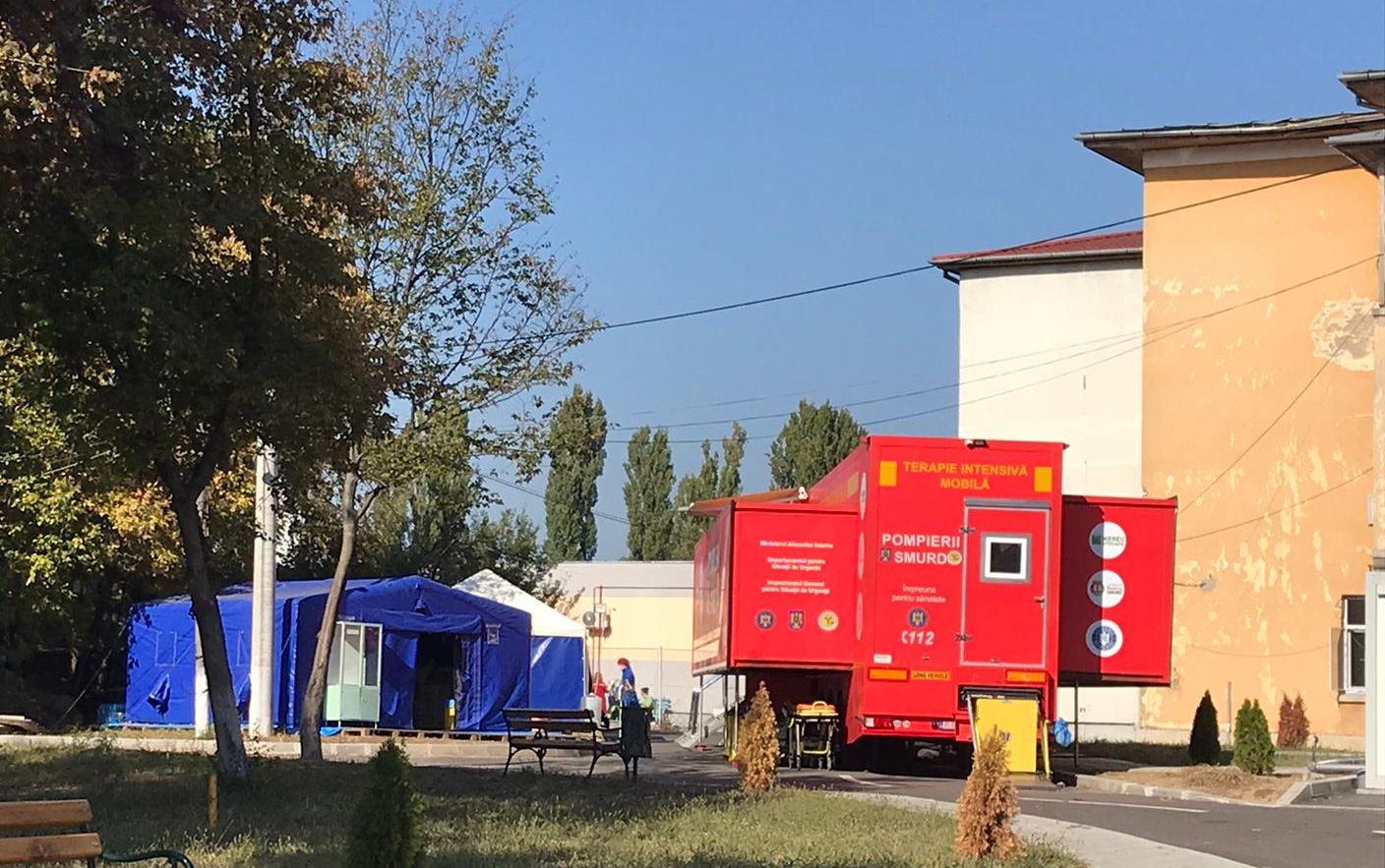 Spitalul de Boli Infecțioase din Timișoara primește 6 construcții modulare pentru trierea pacienților COVID-19 cu simptome severe