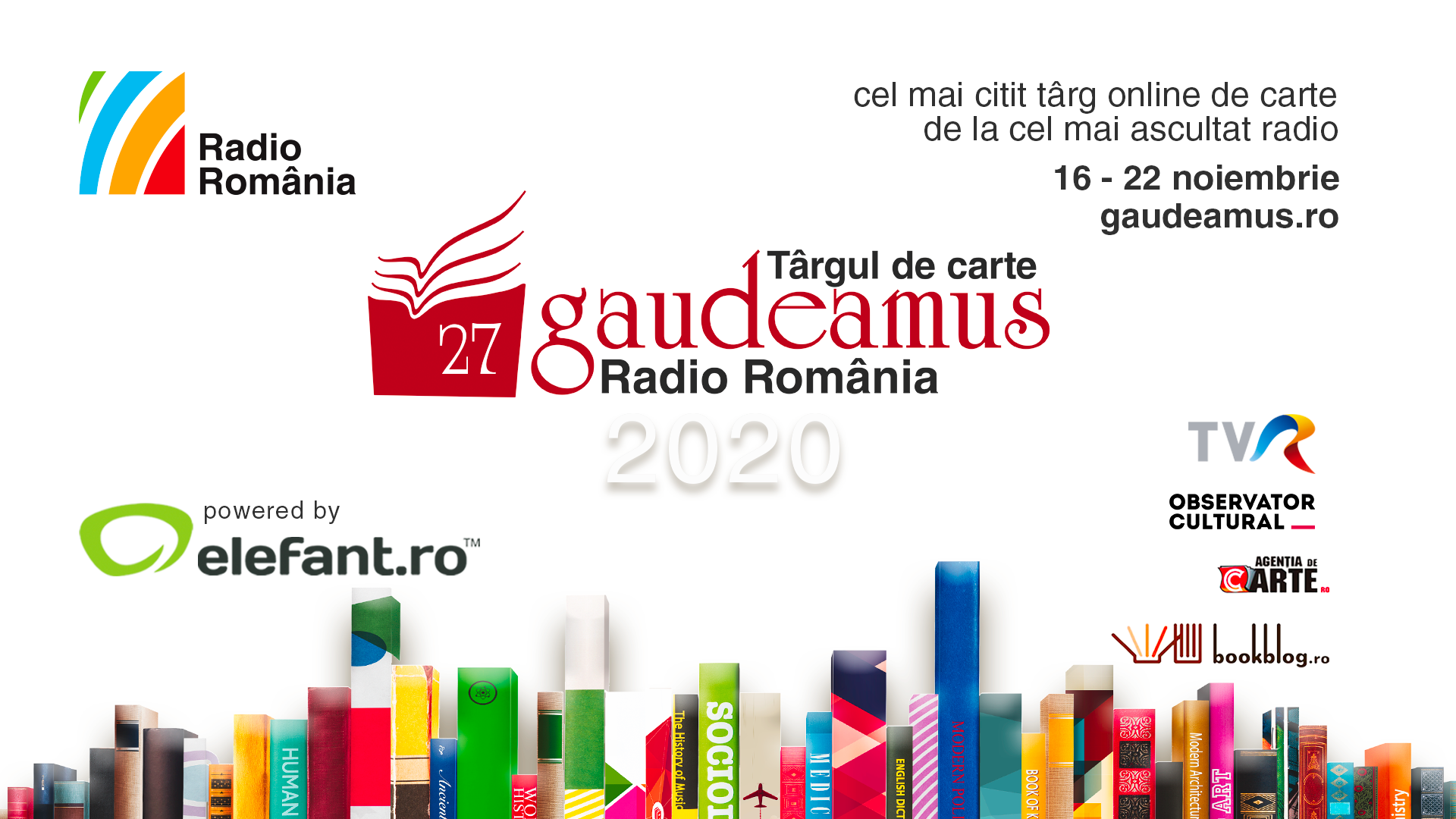 Târgul de Carte Gaudeamus Radio România, ediția specială online, la final