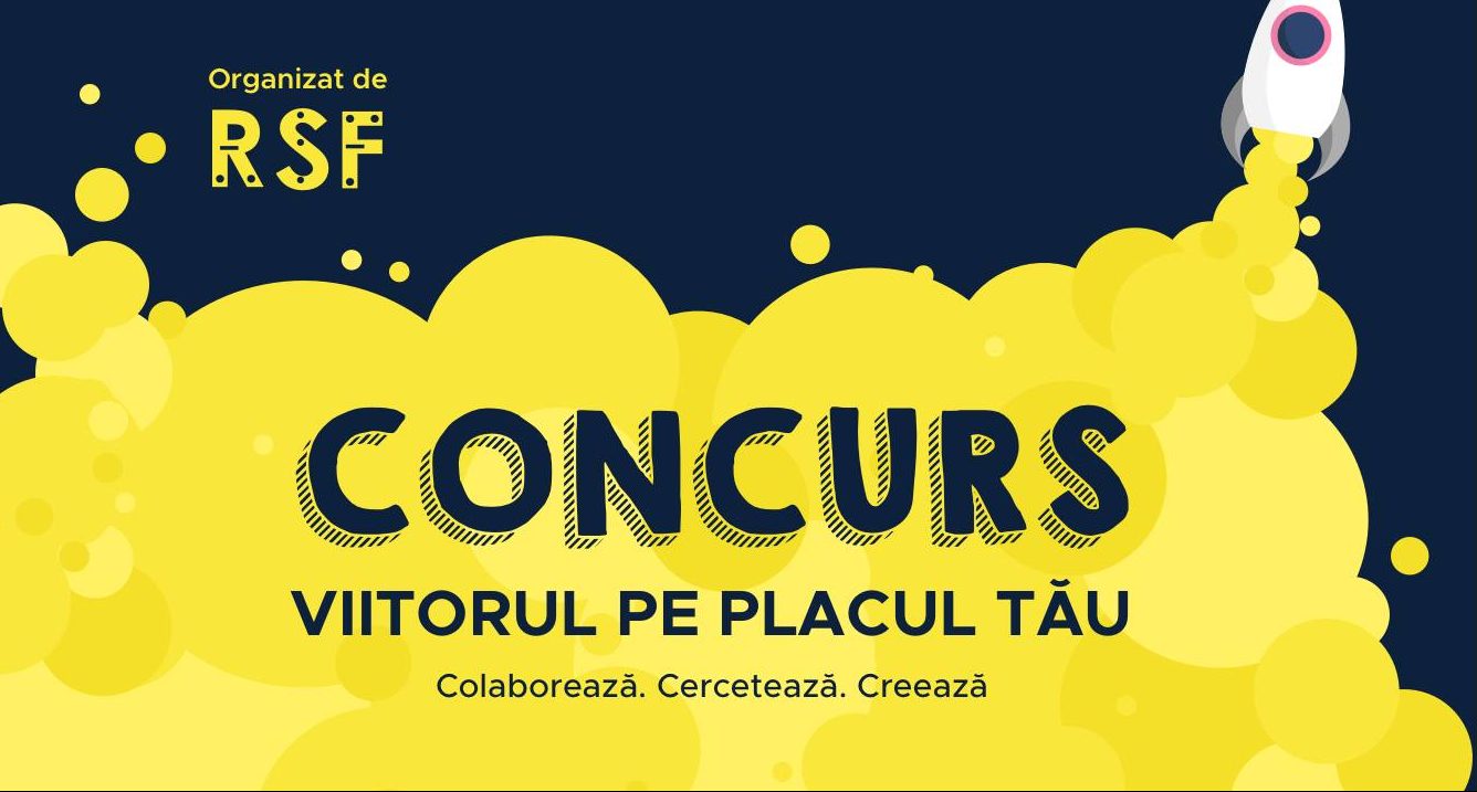 O echipă de la Liceul “Grigore Moisil”, pe podiumul unui concurs organizat de Romanian Science Festival