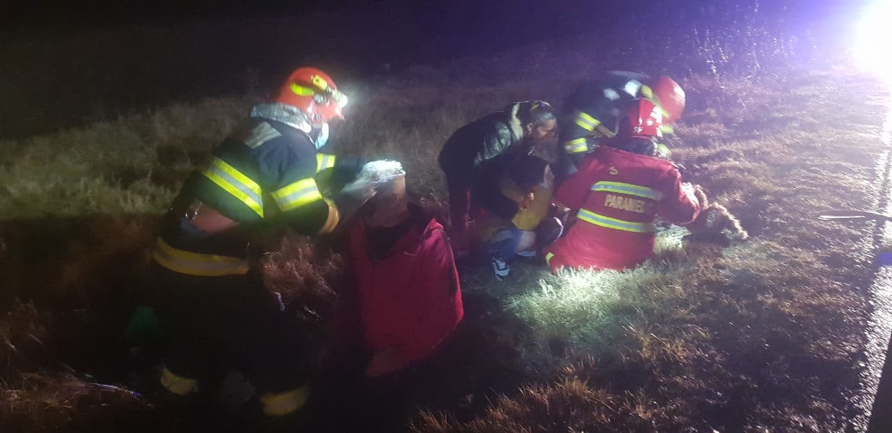 Accident cu patru victime, între care trei minori, la Sânnicolau Mare