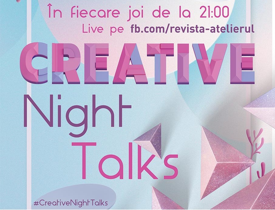 Începe un nou sezon de conferințe online Creative Night Talks