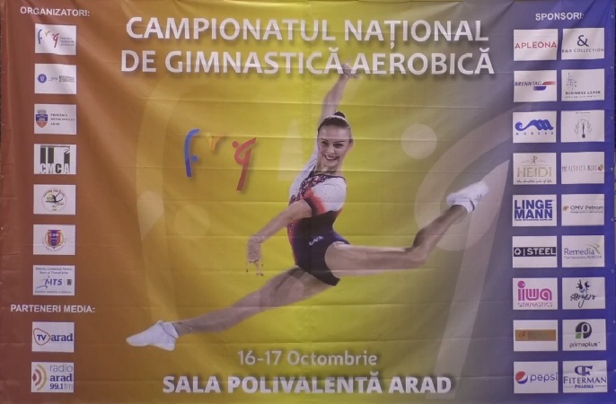 AUDIO / Teodora Cucu și Daniel Bocșer, campionii țării la gimnastică aerobică