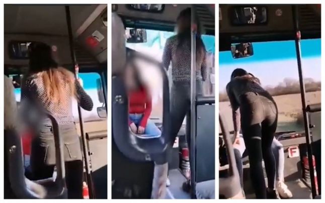 Anchetă imaginile în care eleve de liceu dansează pe manele în autobuzul de navetă