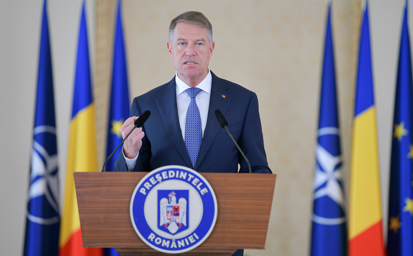 VIDEO | Klaus Iohannis: Rămân în mandat până când va fi ales un nou preşedinte al României