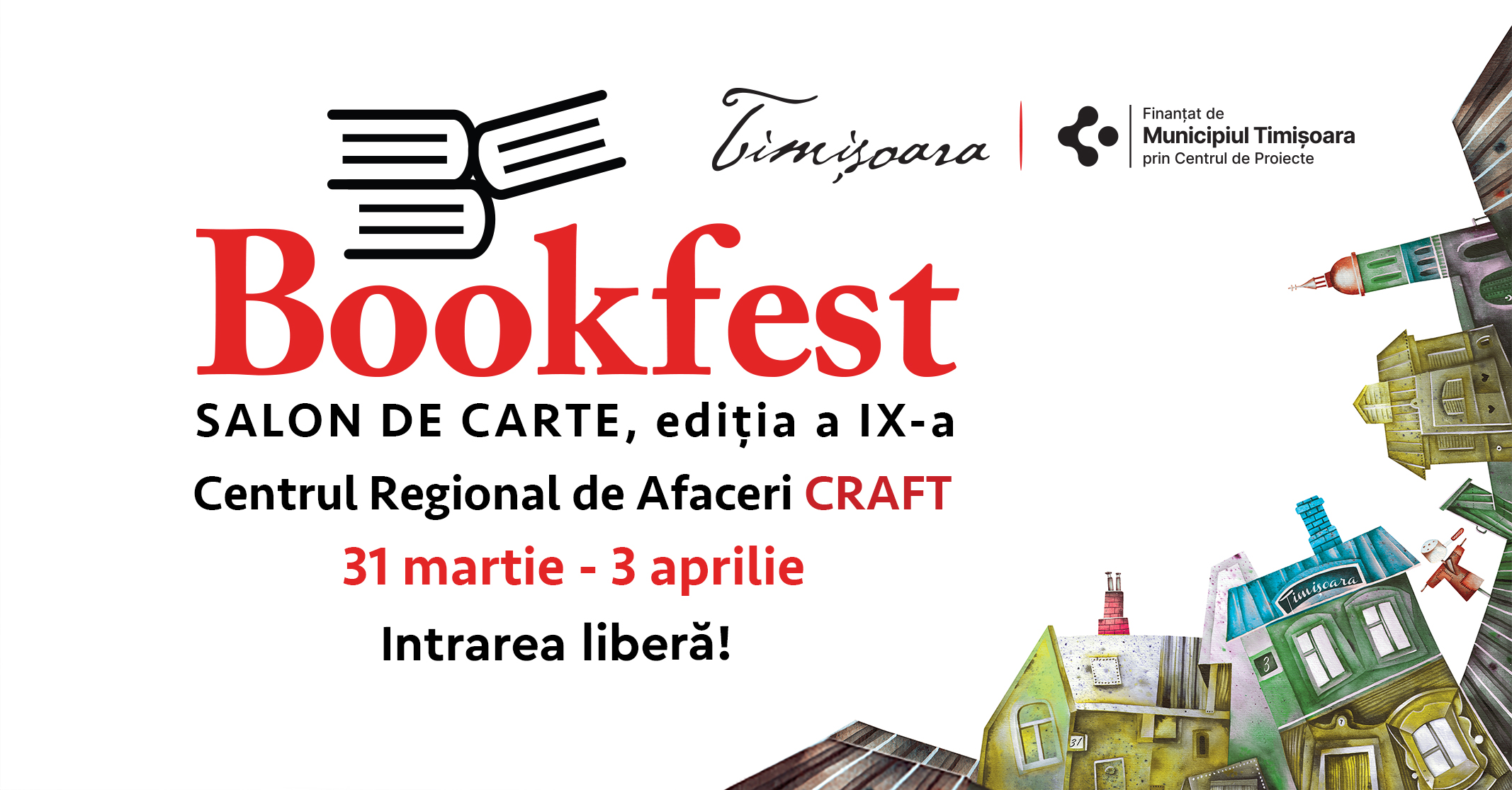 Bookfest aduce la Timișoara noutăți absolute, invitați de excepție și reduceri de până la 60%