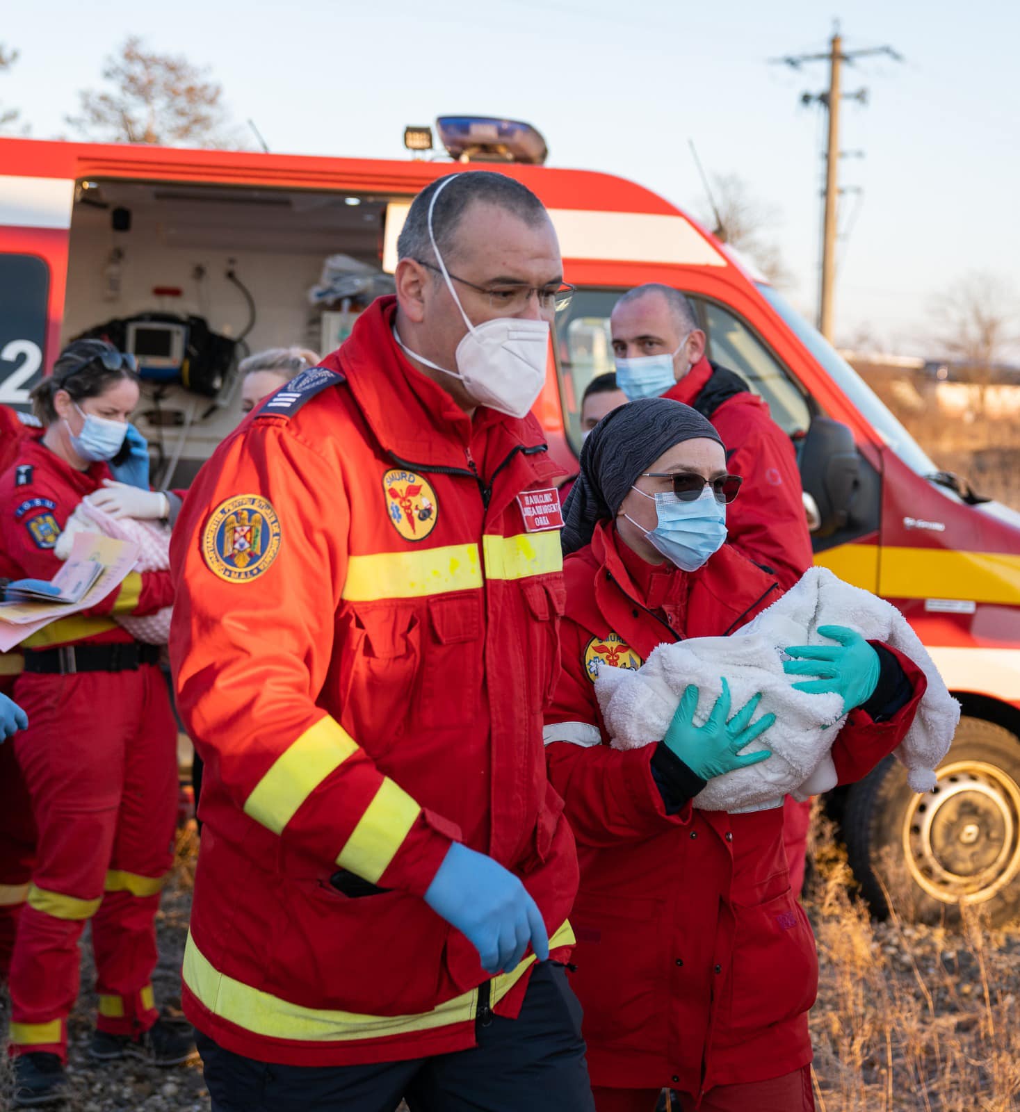 Bebelușul din Ucraina, adus la Timișoara, este în stare bună