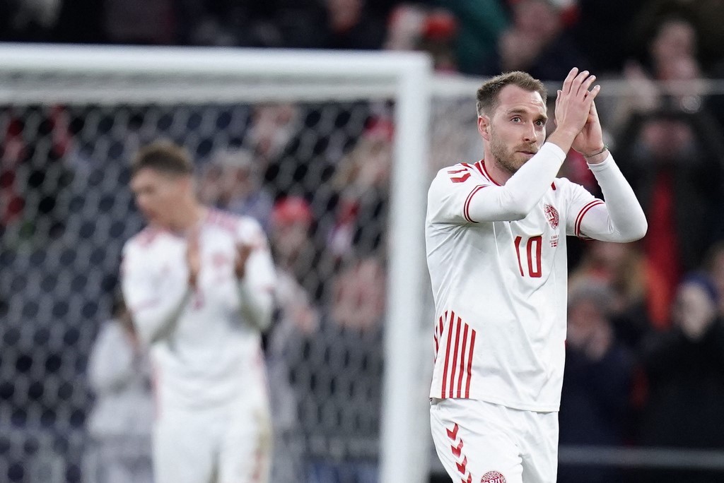 Eriksen a marcat la revenirea pe stadionul, unde a suferit stopul cardiac