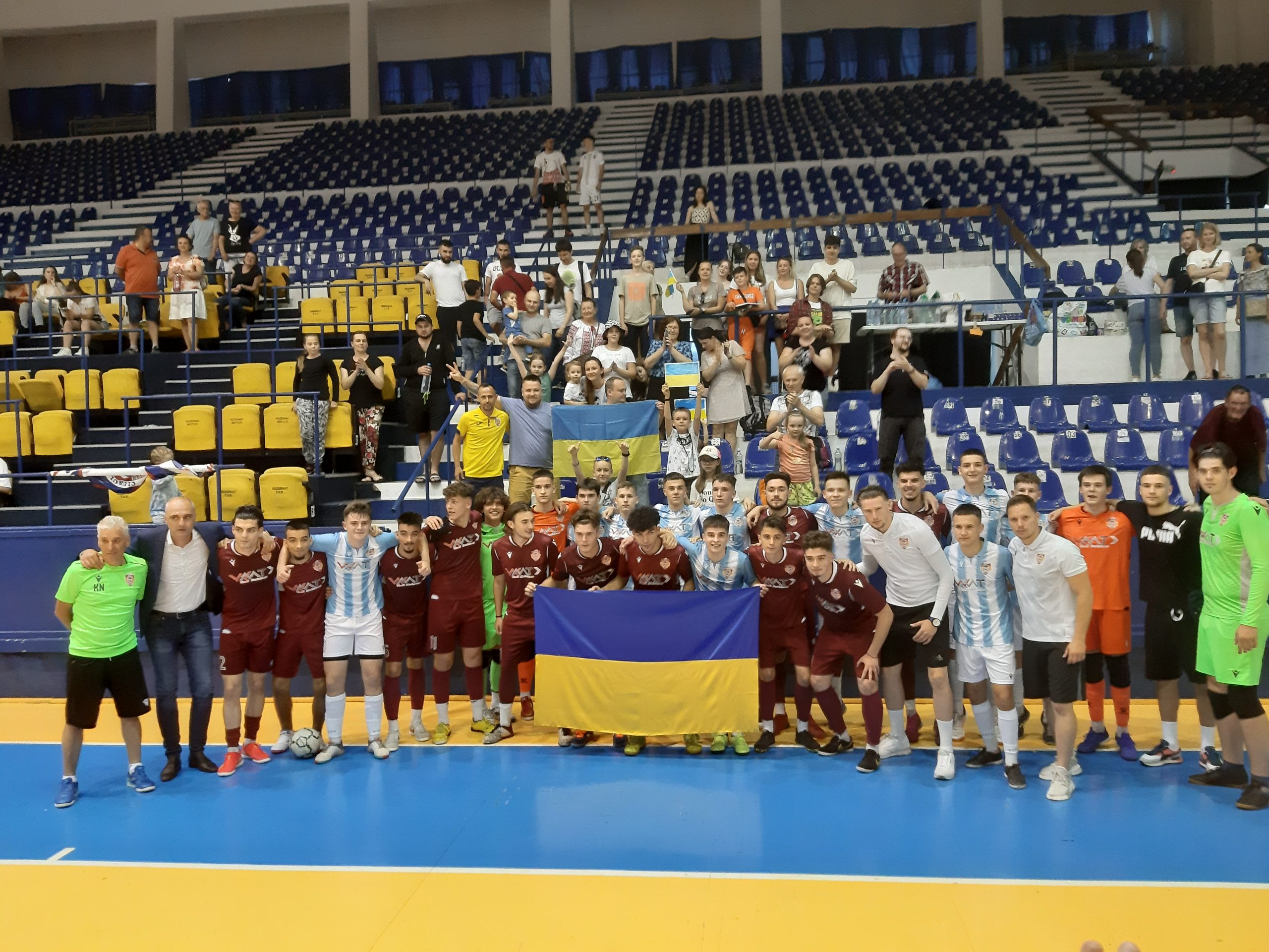 AUDIO / Ucrainenii U17 au câștigat amicalul cu CFR U19