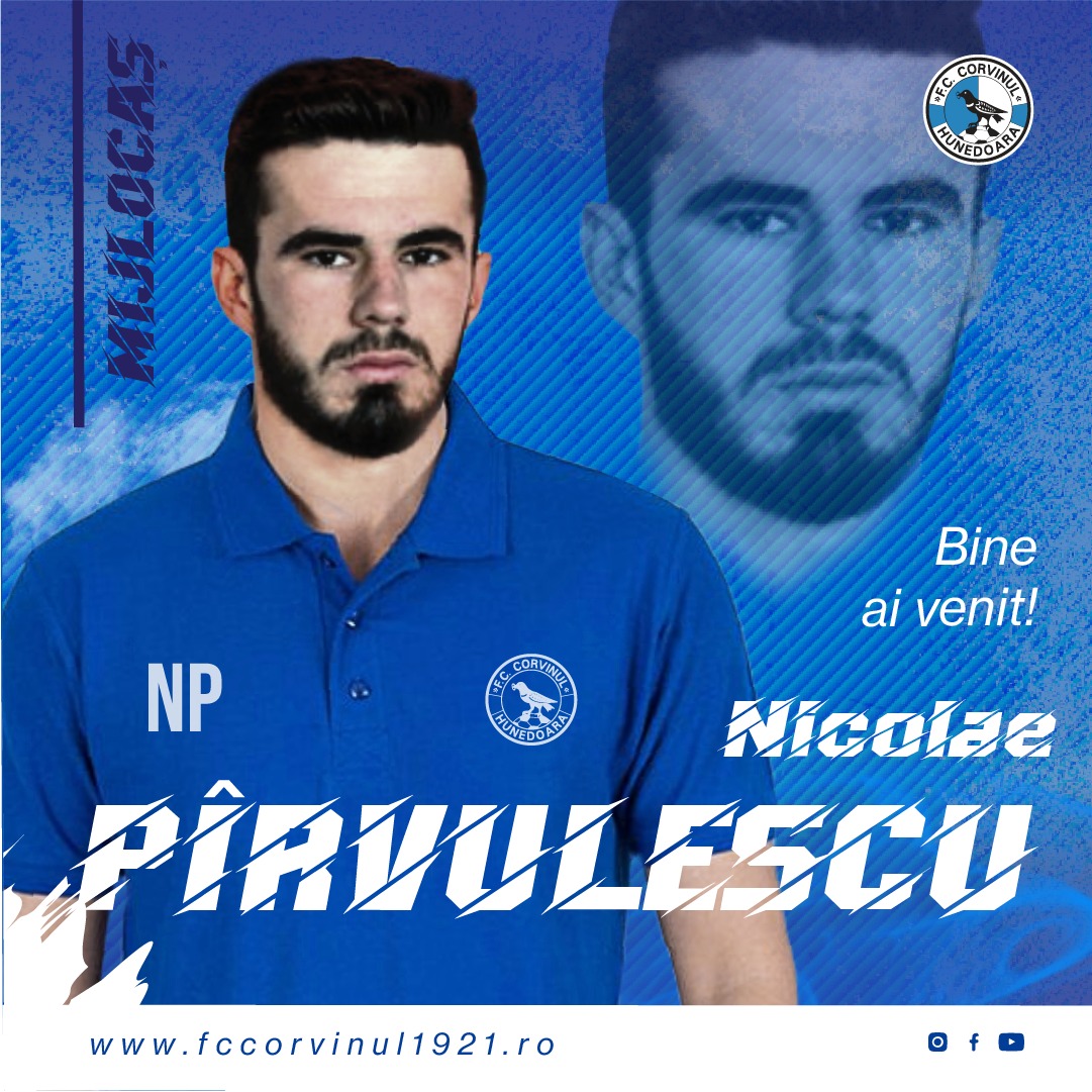 Corvinul continuă transferurile: Nicolae Pîrvulescu a ajuns la Hunedoara