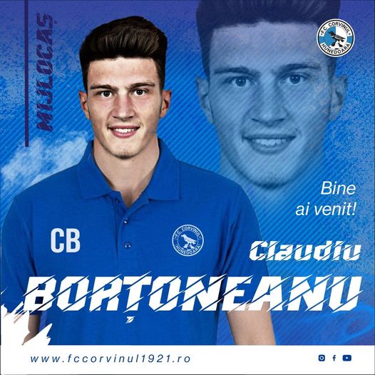 Ziua și transferul la Corvinul Hunedoara; acum Claudiu Borțoneanu!