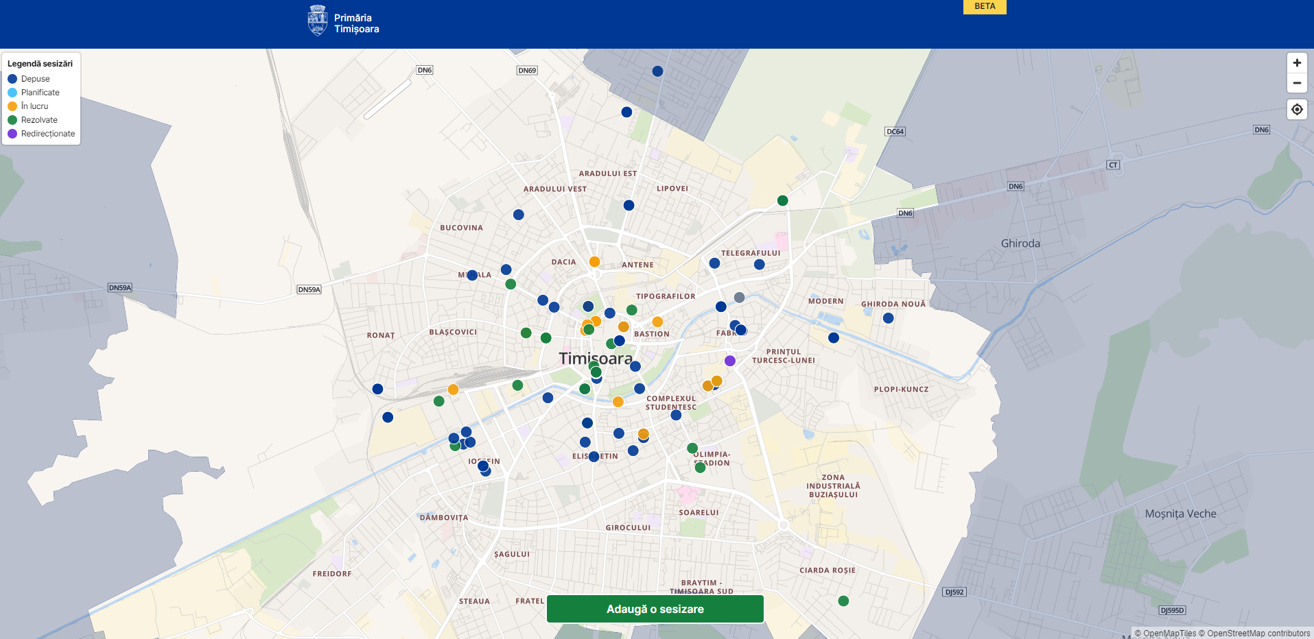 Primăria Timișoara are o nouă platformă de sesizări pentru cetățeni