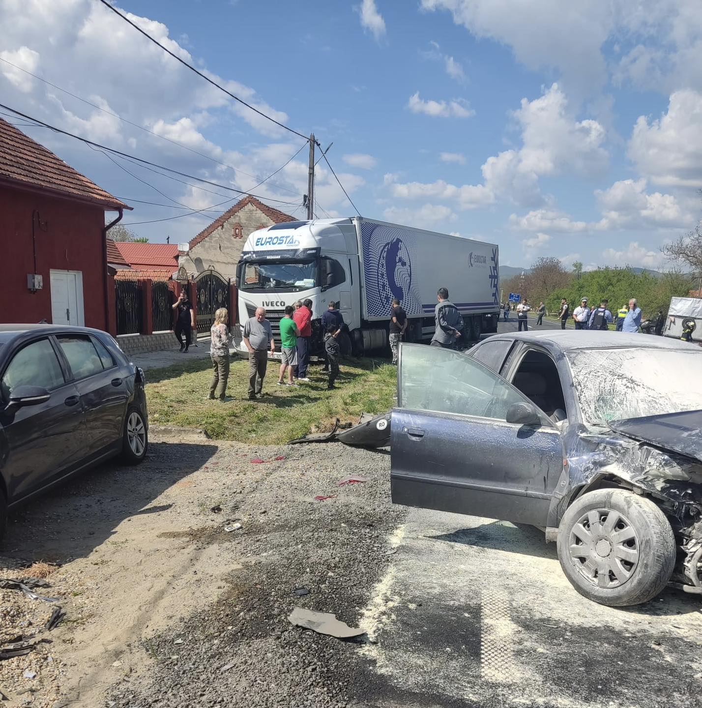 Accident grav pe DN 6, în apropierea localităţii Constantin Daicoviciu