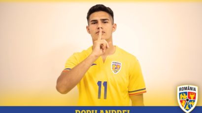 Doru Andrei a înscris un gol superb pentru România U20 | VIDEO