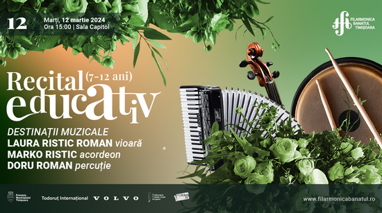 Recital educativ la Filarmonica Banatul din Timișoara