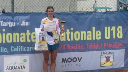 La 14 ani, orădeanca Giulia Popa câștigă Naționalele U18