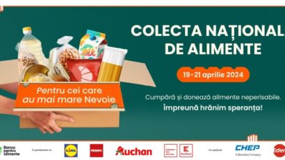 Sute de magazine participă la Colecta Națională de Alimente