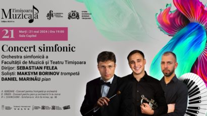 Orchestra Facultății de Muzică și Teatru a UVT, pe scena Festivalului Internațional „Timișoara Muzicală”