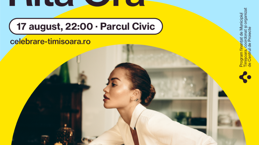 Rita Ora vine pentru prima dată în Timișoara