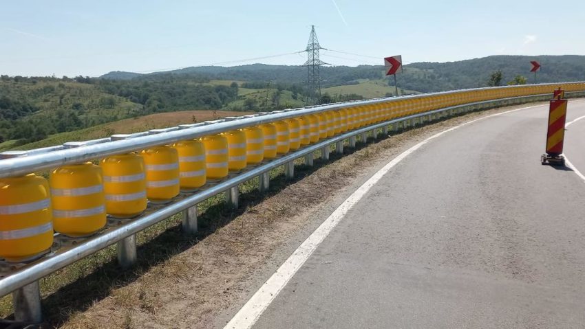 Trafic restricționat pentru montarea de parapete pe rulouri pe A1