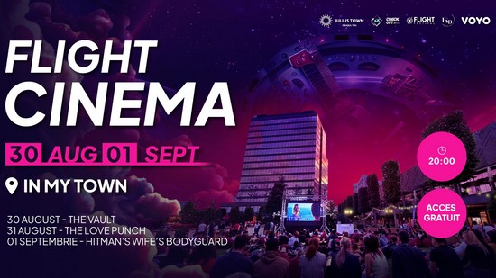 Flight Cinema – seri de film și muzică în Iulius Town