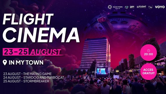 Flight Cinema – seri de film și muzică în Iulius Town