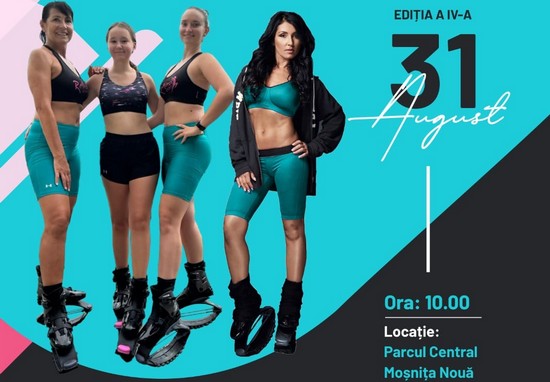 ”Nici o zi fără sport”, Kangoo Jumps la Moșnița Nouă