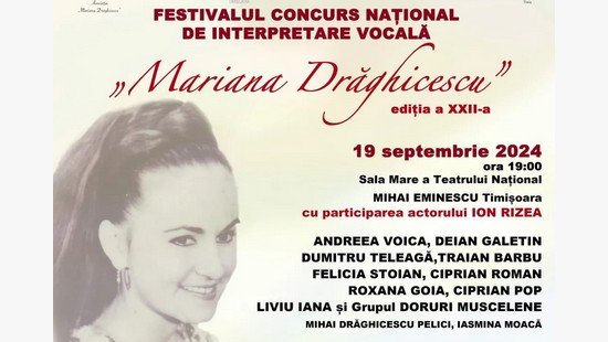 Festivalul „Mariana Drăghicescu”, la o nouă ediție