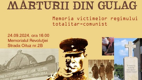 Expoziția foto-documentară ”Mărturii din gulag”, la Memorialul Revoluției