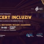 Concert incluziv de muzică clasică la Filarmonica Banatul Timișoara