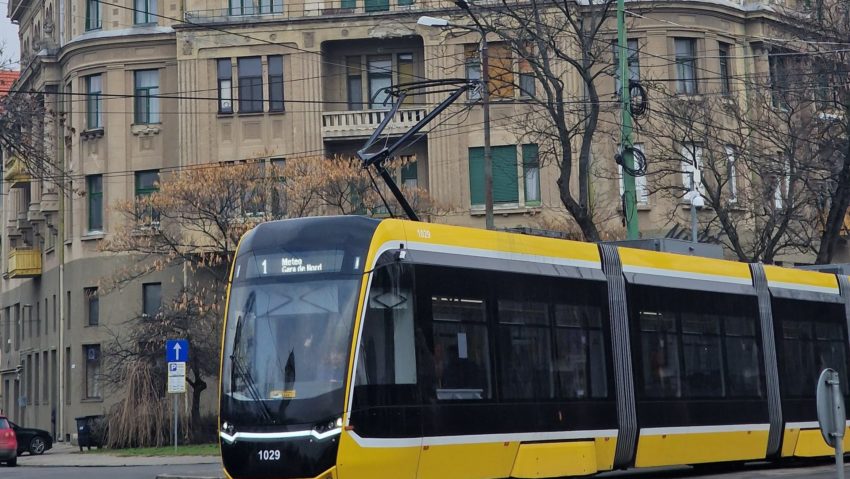 Timișoara a primit ultimul tramvai galben din contractul cu firma Bozankaya