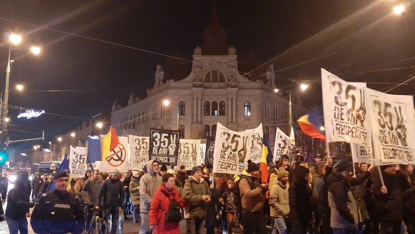 Marșul Eroilor de la Timișoara, în amintirea Revoluției din 1989