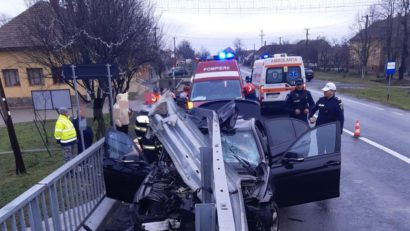 Accident grav în ziua de Crăciun