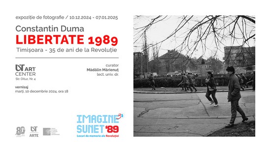 Expoziție de fotografie Constantin Duma: ”Libertate 1989”