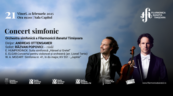 Concert simfonic la Filarmonica Banatul