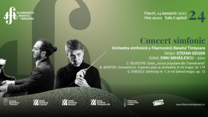 Concert special de Ziua Unirii Principatelor Române, la Filarmonica Banatul