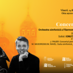 Concert simfonic la Filarmonica Banatul. Dirijor: Stefan Geiger