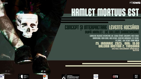 ”Hamlet mortuus est”, un spectacol despre timp și putere, de Levente Kocsárdi