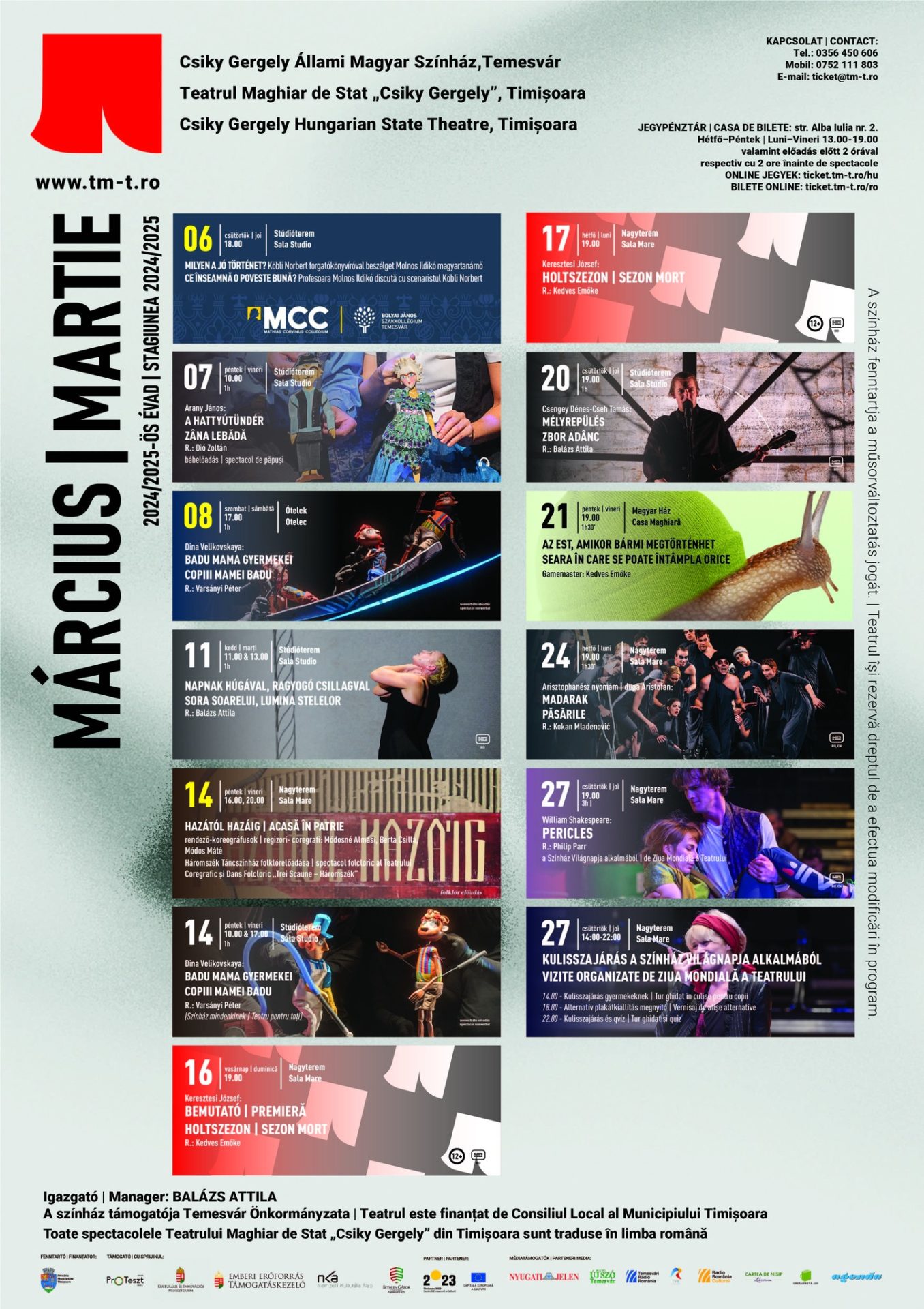 teatrul maghiar timisoara