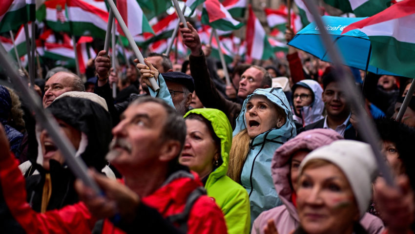 Protest împotriva lui Viktor Orban, la Budapesta