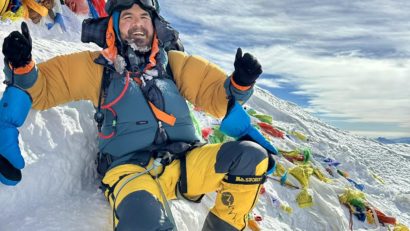 Alpinistul Adrian Ahriţculesei, pe cel mai înalt vârf din Oceania