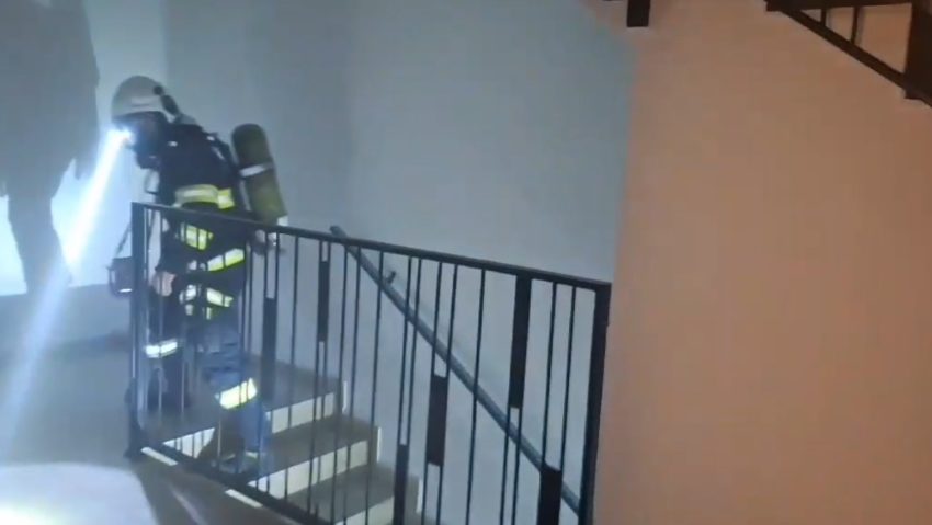 Incendiu la subsolul unui bloc din Timișoara