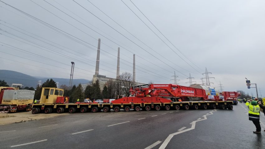 Turbina gigant a ajuns la termocentrala Mintia